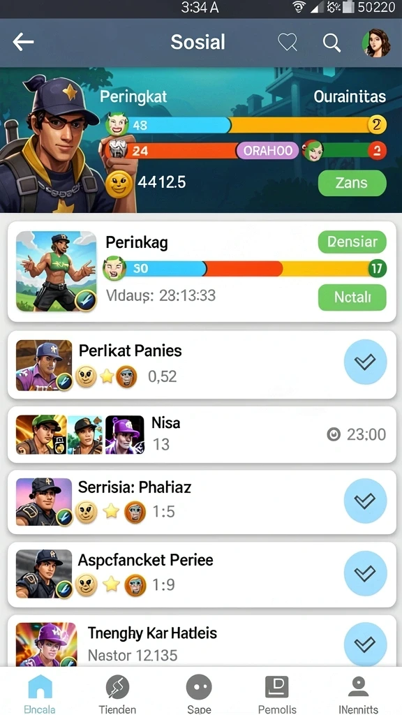 666i - Level menantang dengan berbagai rintangan.